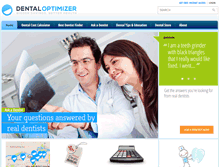 Tablet Screenshot of dentaloptimizer.com